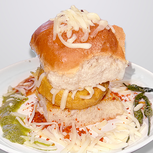 Hatela Onion and Cheese Vada Pav